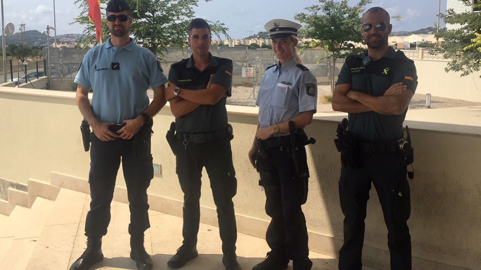 Internationale Zusammenarbeit mit der französischen, spanischen und deutschen Polizei auf Mallorca